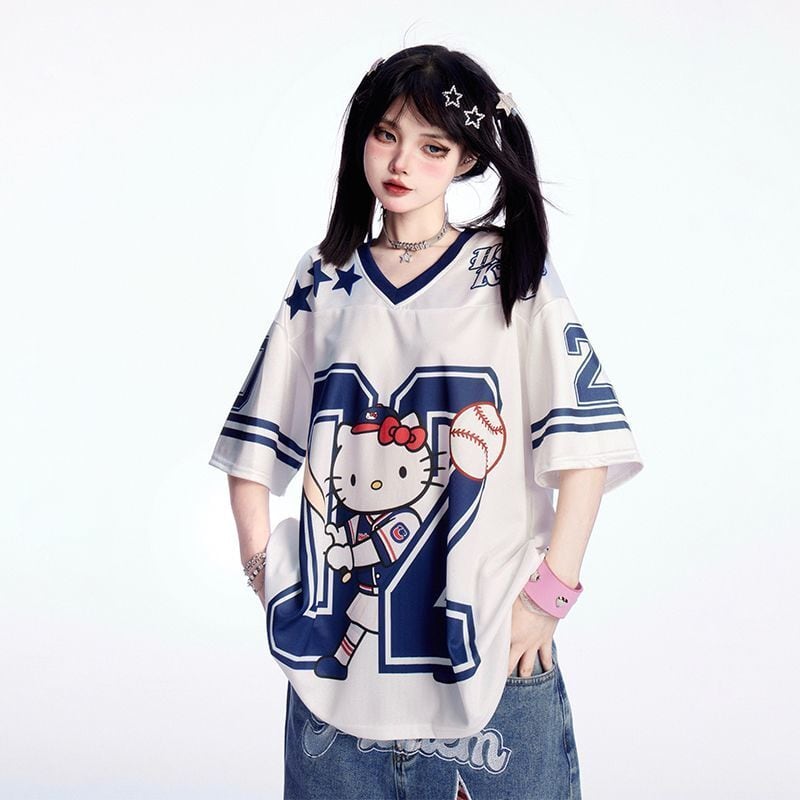 売れ筋 ゆったり ファッション Tシャツ <S-13201>