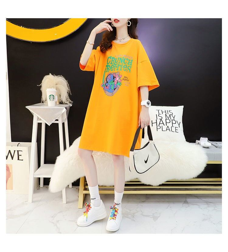 大活躍 好感度UP 海外トレンド カジュアル 全3色 半袖 Tシャツ ＜S-11442＞