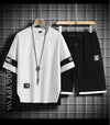 男女兼用 大人気 シンプル Tシャツ & ショーツ セットアップ MO-80020