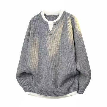 定番シンプル おすすめ 今季マストバイ 全4色 ニット セーター 男女兼用＜S-12754＞