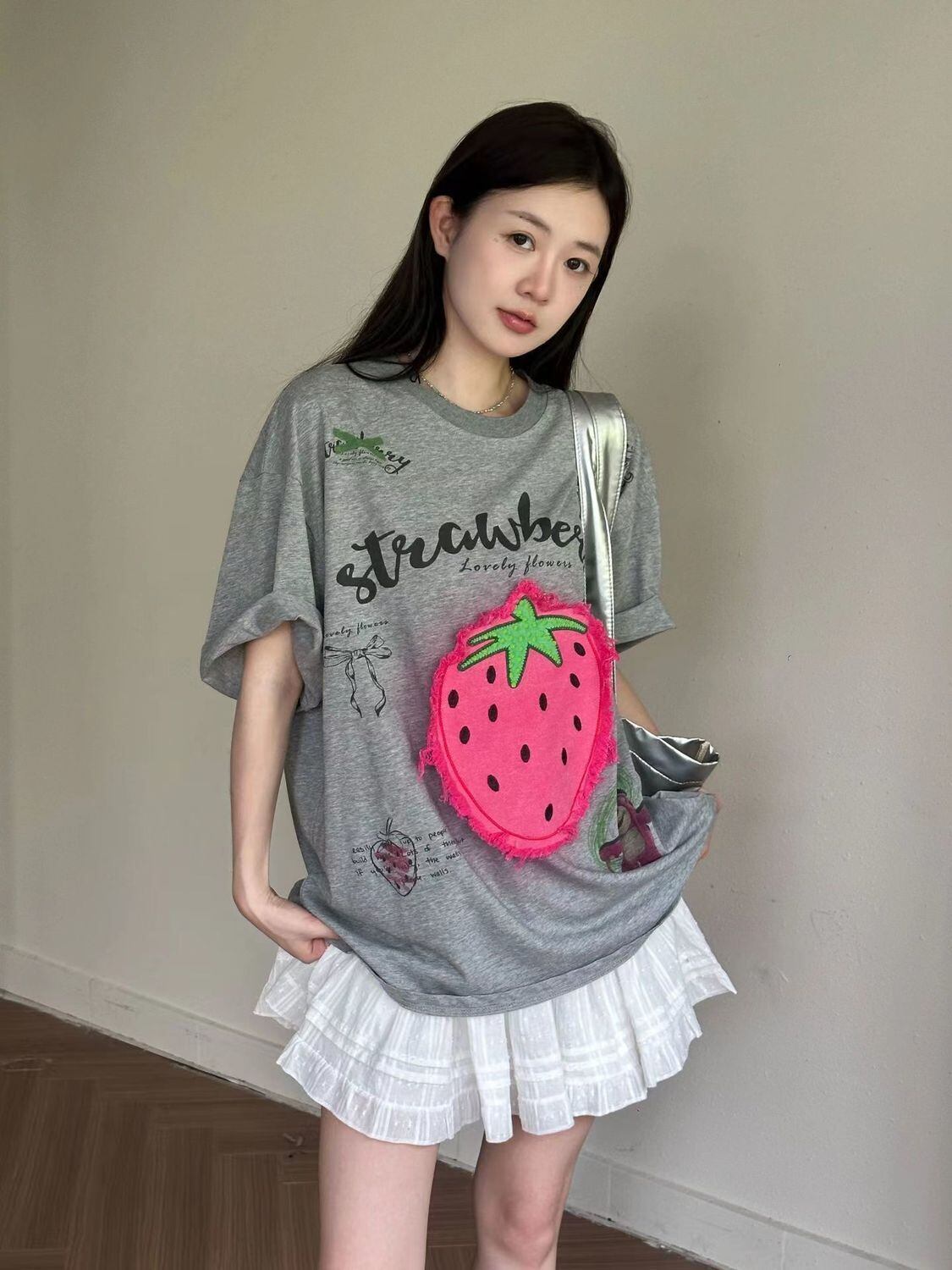 売れ筋 美人度アップ 大好評 好感度UP カジュアル 全4色 半袖 Tシャツ ＜S-11287＞