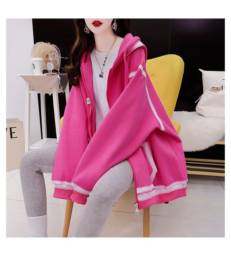 【裏起毛】元気いっぱい  厚手フード付きスタジャン 全3色パーカ<S-10346>