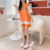 美人度アップ 切り替え チャーミング Tシャツ＋ショートパンツ セットアップ＜S-3615＞
