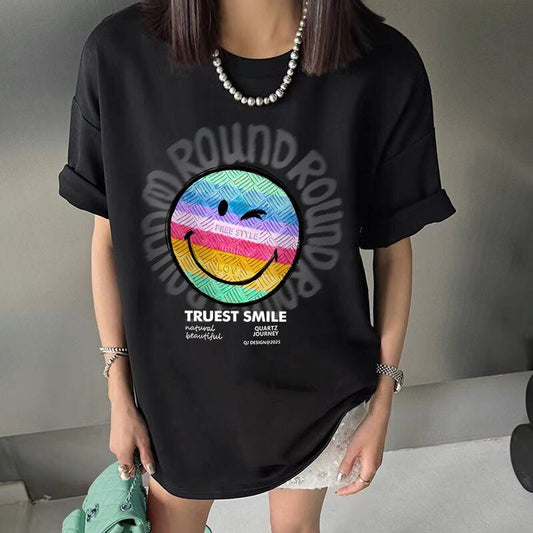 超人気商品 ラウンドネック シンプル 半袖 Tシャツ ＜S-8649＞