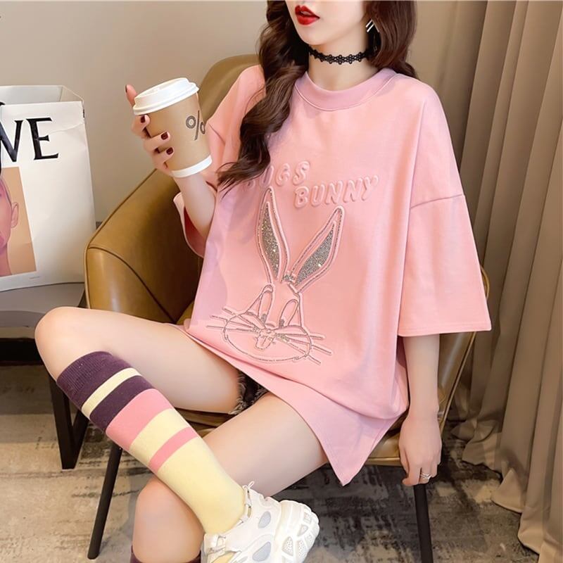 オシャレ度満点 切り替え 着心地抜群 プリント Tシャツ カットソー＜S-3549＞