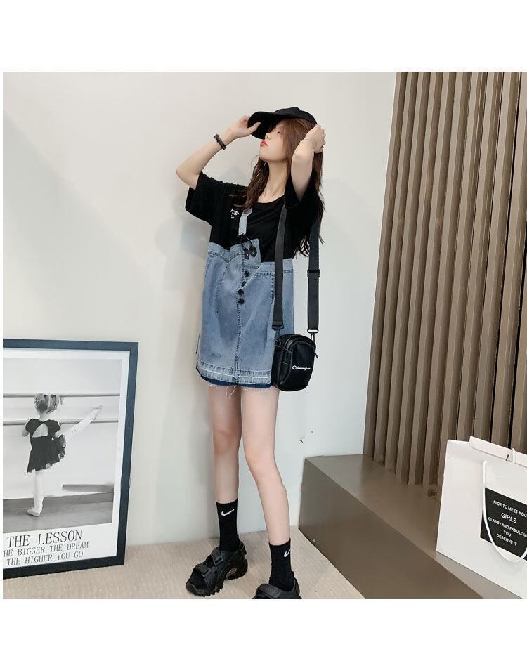 個性的なデザイン 2色選択可 一目惚れ レイヤード風 Tシャツ カットソー＜S-8286＞