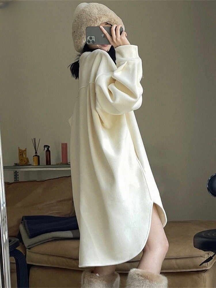 【裏起毛】大活躍 個性派 ファッション ルーズ スウェット<S-6257>