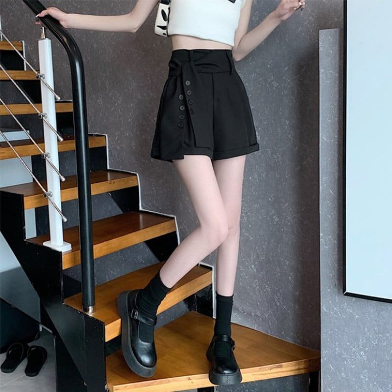 美感いっぱい ハイウエスト 着心地抜群 パンツ ボトムス＜S-3360＞