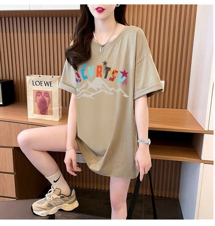 デザイン性と素材感を兼ね備えたゆったり半袖Tシャツ<S-2948>