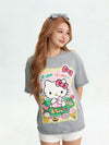 男女兼用 人気 プリント 半袖 Tシャツ <S-13177>
