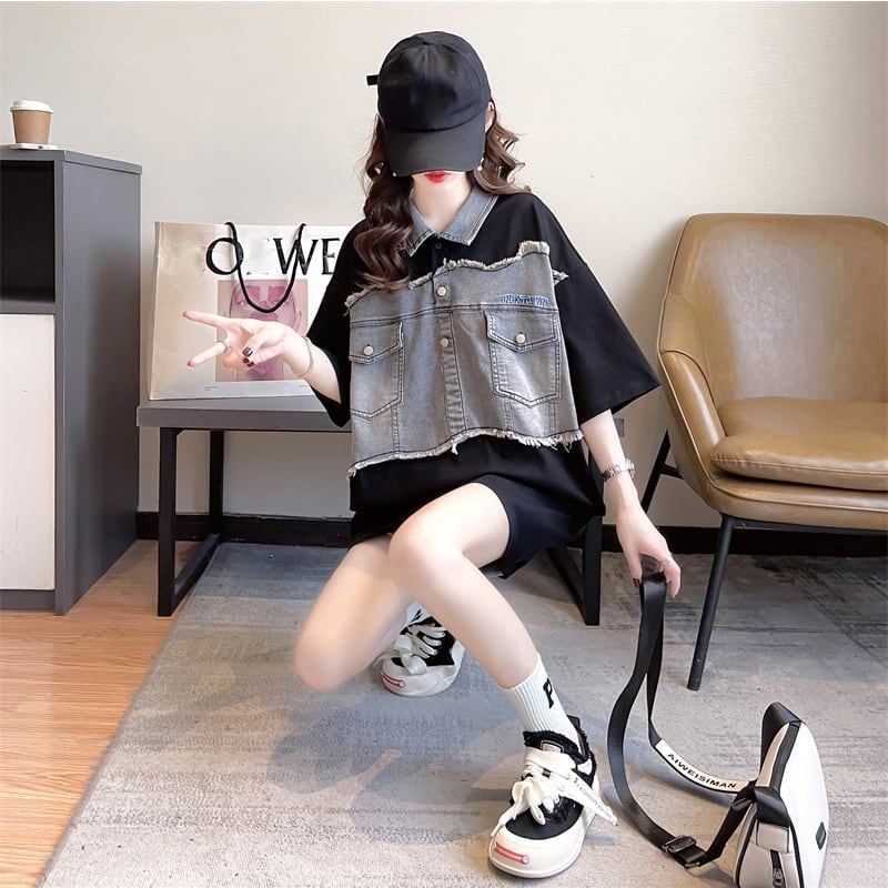 スタイリッシュ プリント 一目惚れ Tシャツ カットソー＜S-3358＞