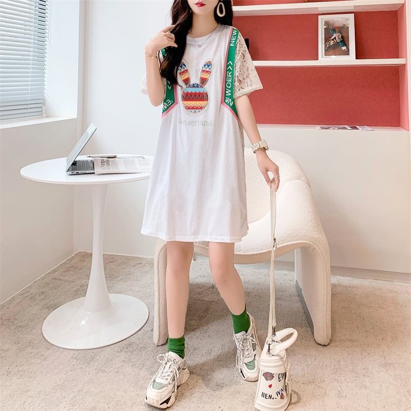 スタイリッシュ プリント 一目惚れ Tシャツ カットソー＜S-3265＞