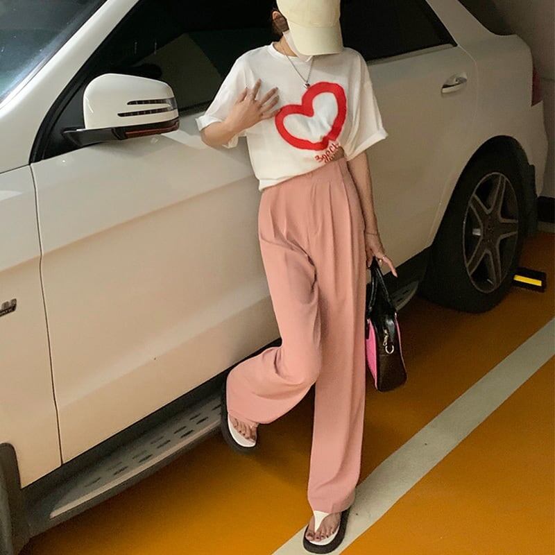 オシャレ度満点 3色選択可 好感度満載 無地 パンツ ボトムス＜S-3081＞