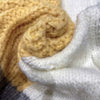 スタイリッシュ 着心地抜群 ラウンドネック 長袖 切り替え ニット セーター＜isf-2294＞