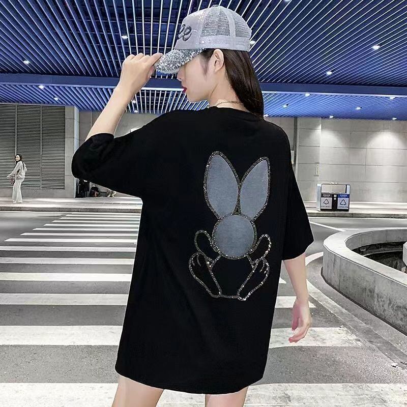 着回し力抜群 ホットダイヤモンド 新作 全2色 半袖Tシャツ カットソー ＜S-8703＞