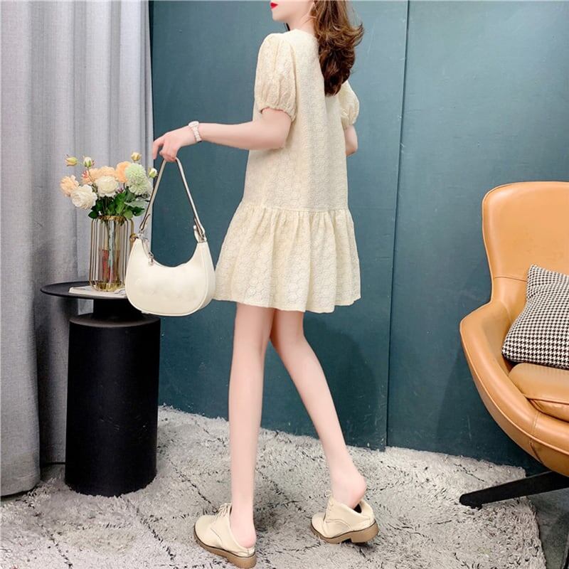 ゆったり感アップ プリント オシャレ度満点 ワンピース＜S-3116＞