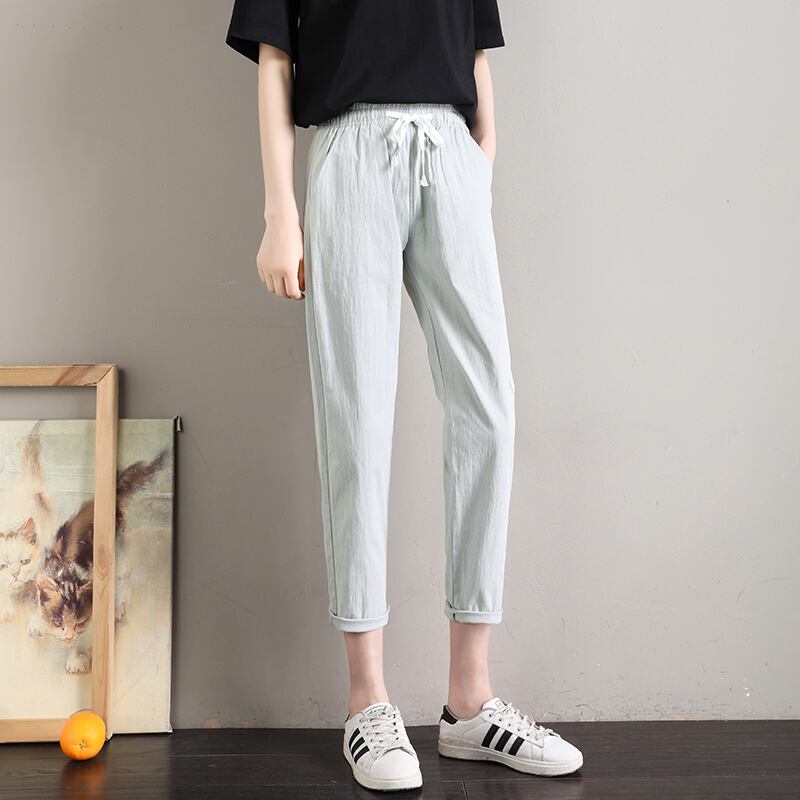 定番シンプル  ファッション ゆったりパンツ<S-6541>