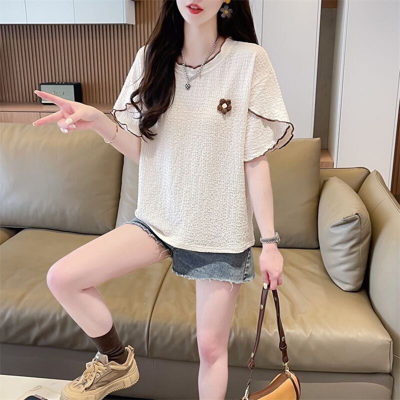 美人度アップ スウィート キュート 5色選択 半袖Tシャツ＜S-8578＞