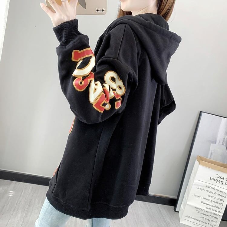質感のいい 裏起毛 新作 パーカー<S-3937>