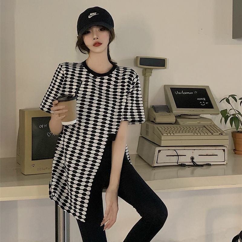 話題沸騰中 存在感抜群 上質 トレンドアイテム 個性派 着心地良い 半袖 Tシャツ <S-9287>