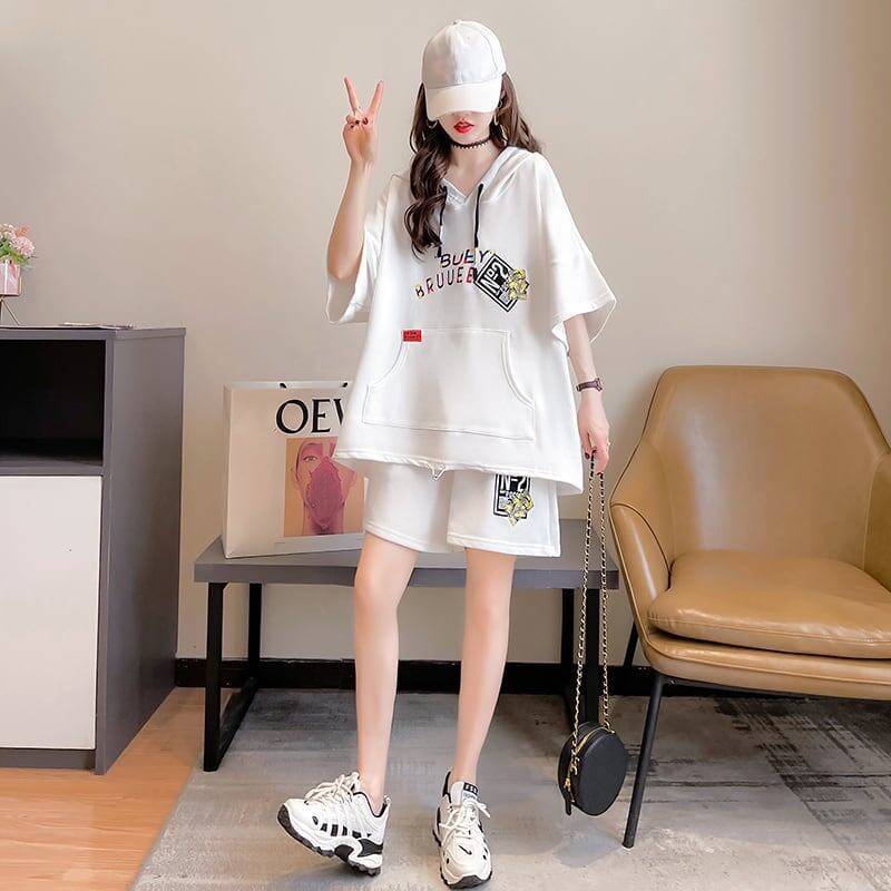ファッション 切り替え 清涼感たっぷり ブラウス＋パンツ セットアップ＜S-3144＞