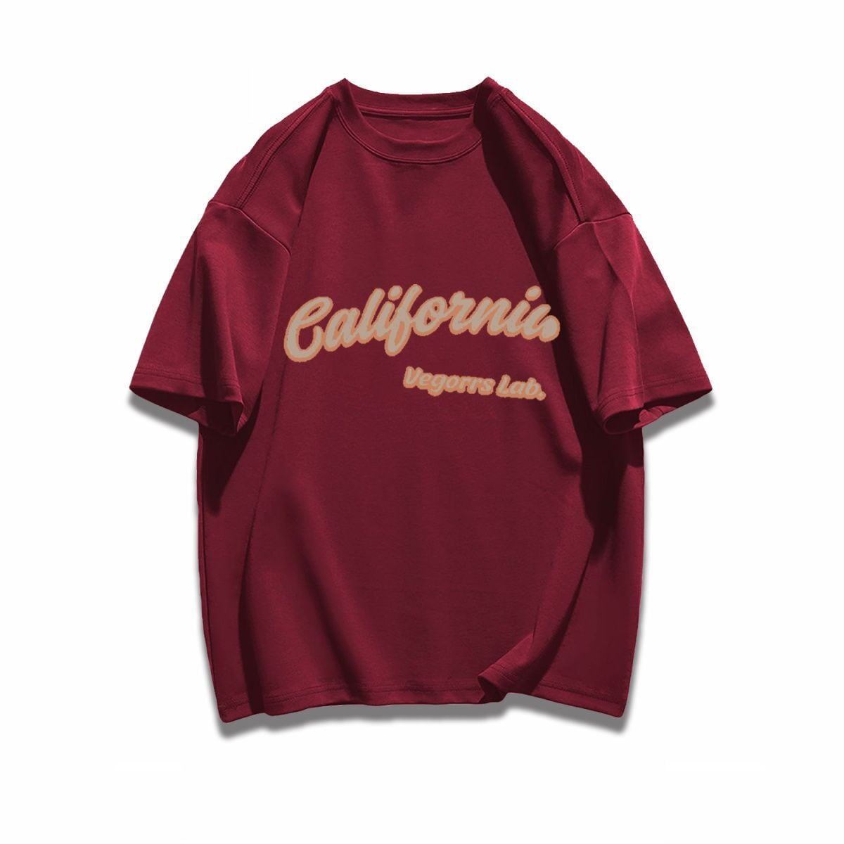 早い者勝ち カジュアル ファッション感満々 ダブルプリント 全5色 半袖Tシャツ<S-9271>