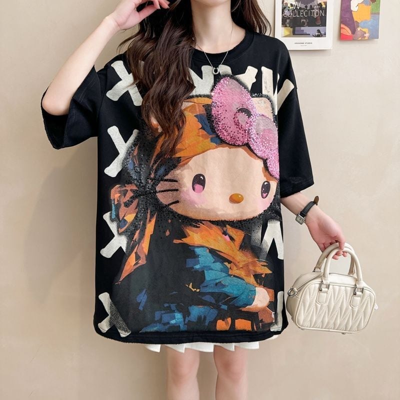 大人可愛い 好感度UP 海外トレンド カジュアル 全3色 半袖 Tシャツ ＜S-11121＞