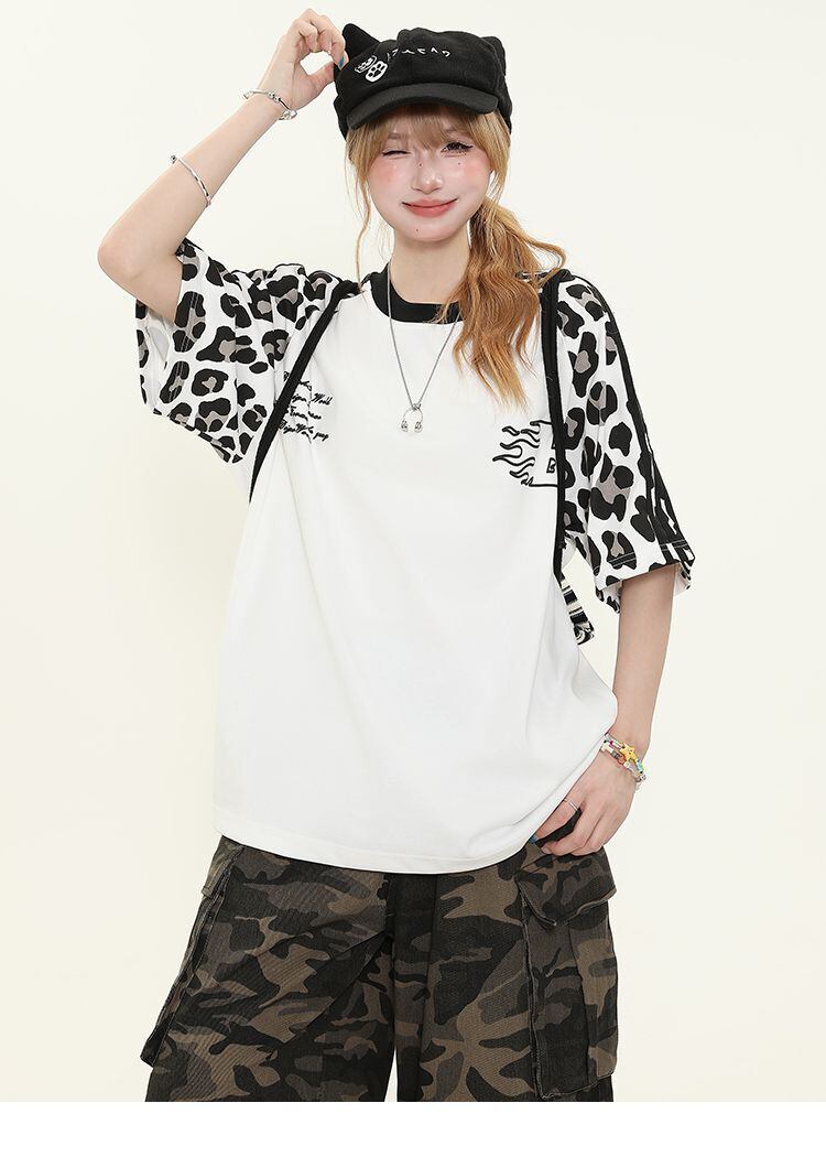 着回し力抜群 絶対流行 売れ筋 早い者勝ち カジュアル男女兼用 2色選択 Tシャツ<S-11255>