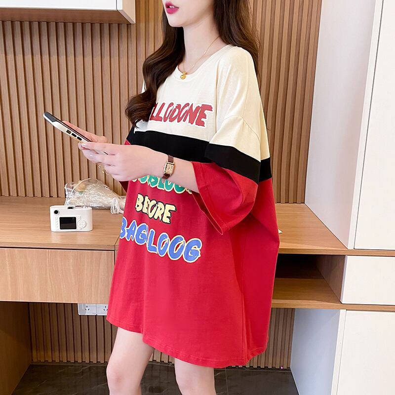 キュート 早い者勝ち 絶対流行 カジュアル 2色選択 Tシャツ<S-11134>