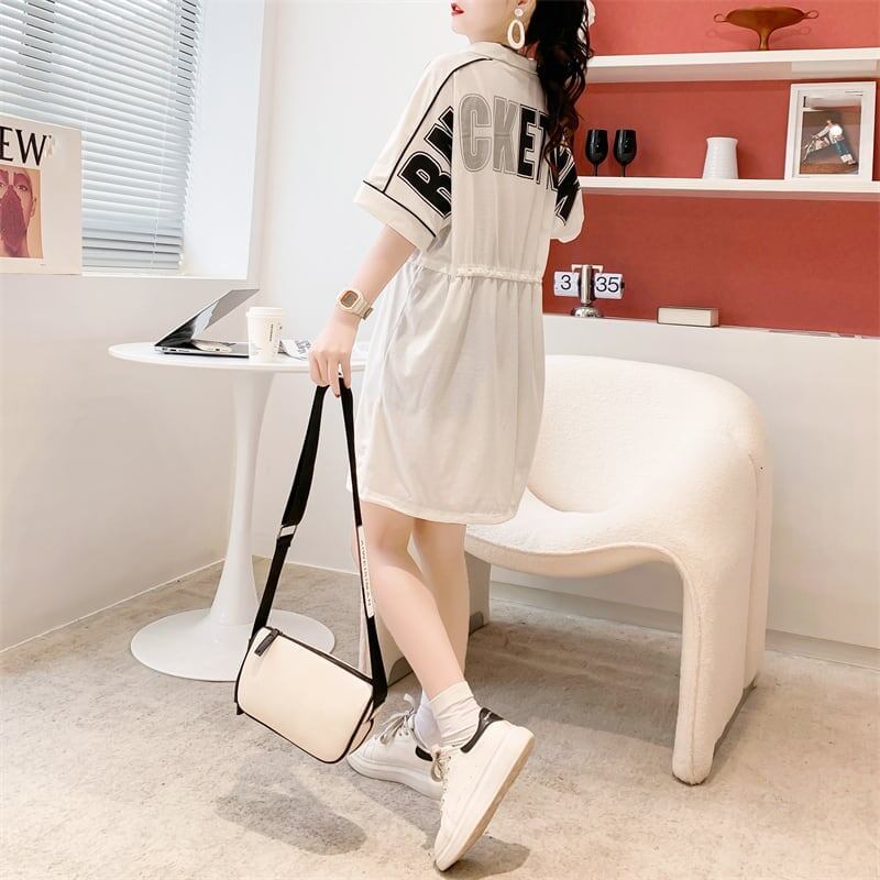 好感度満載 切り替え 美感いっぱい Tシャツ カットソー トップス＜S-3258＞