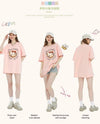 ルーズ デイリー 半袖 Tシャツ <S-13142>