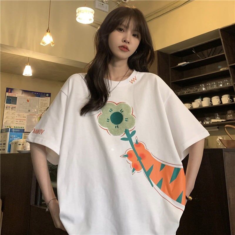 好感度満載 プリント 美感いっぱい Tシャツ カットソー＜S-3313＞