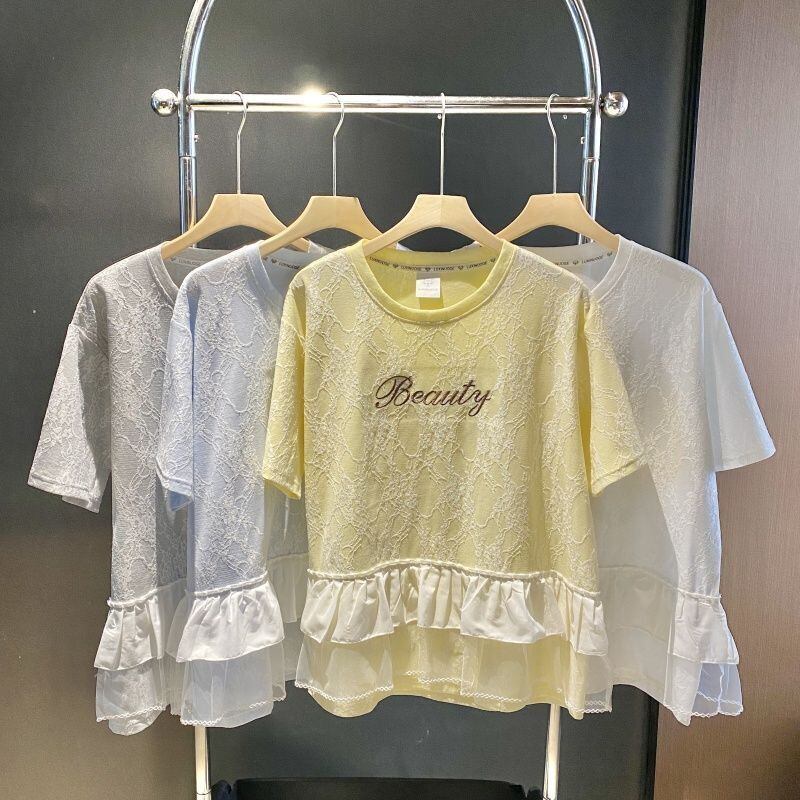 おすすめ 好感度UP 美人度アップ カジュアル 全4色 半袖 Tシャツ ＜S-11213＞