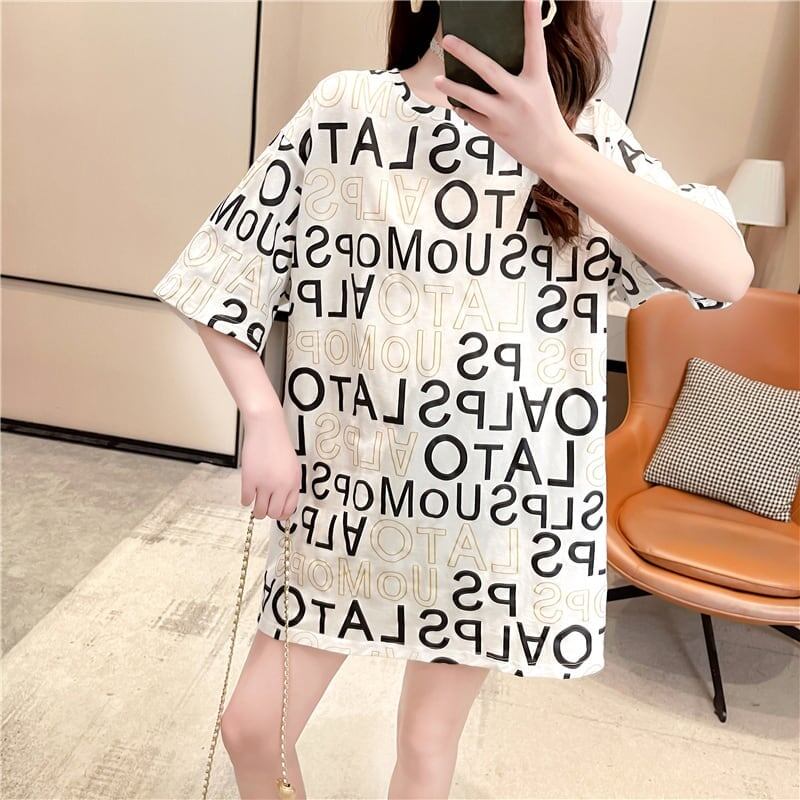 スタイリッシュ プリント 一目惚れ Tシャツ カットソー＜S-3307＞