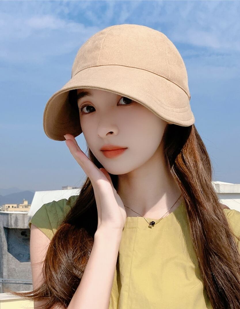 【人気急上昇中！】レディース 帽子 UVカット 日焼け防止 夏 小顔効果 日よ キャップ<S-6560>