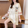 超人気 プリント ロゴ ゆったり 3色 半袖Tシャツ＜S-8348＞