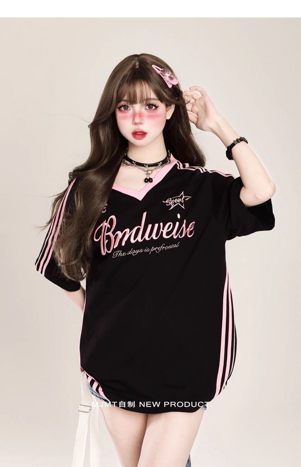 絶対欲しい アバンギャルド おしゃれ度高め プリント全2色 半袖Tシャツ<S-9244>