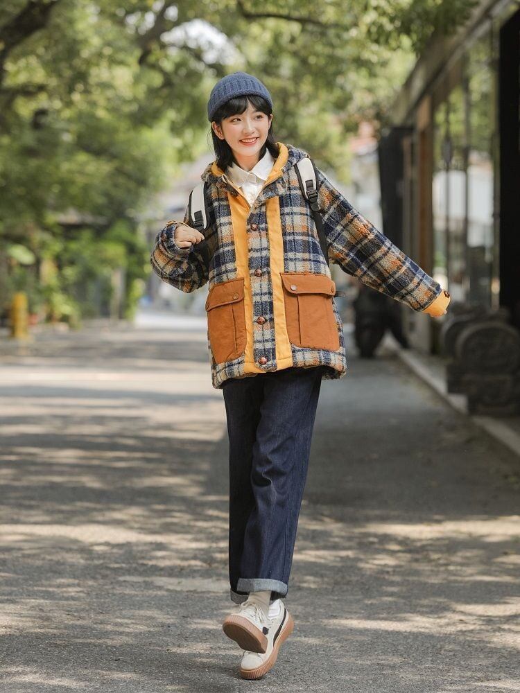 ラムスキン キュート 大人可愛い 上質 コート<S-6108>