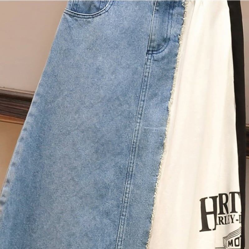 【セール】【気質アップ】切り替えスウェット+スカートセットアップ＜S-1620＞