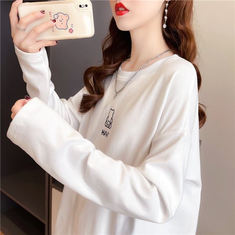 着心地抜群 切り替え 一目惚れ プリント Tシャツ カットソー＜S-3662＞