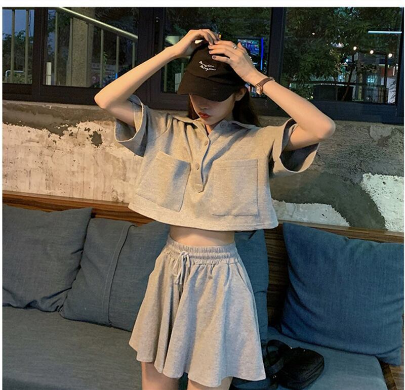好感度UP ファッション 今季マストバイ 個性派 半袖Ｔシャツⅹパンツセット<S-11569>