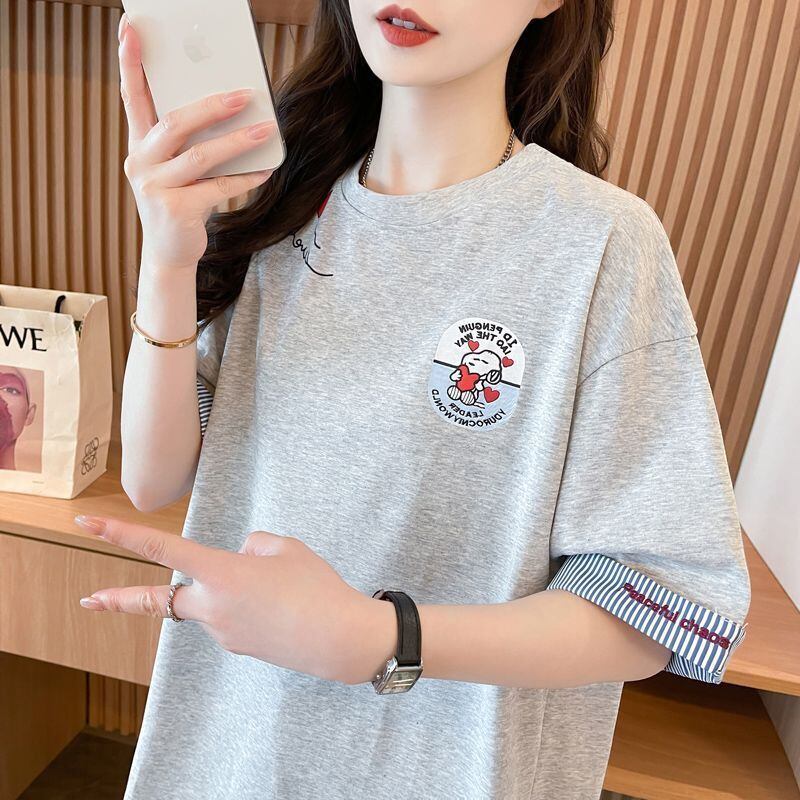 着回し力抜群 好感度UP 海外トレンド カジュアル 全3色 半袖 Tシャツ ＜S-11668＞