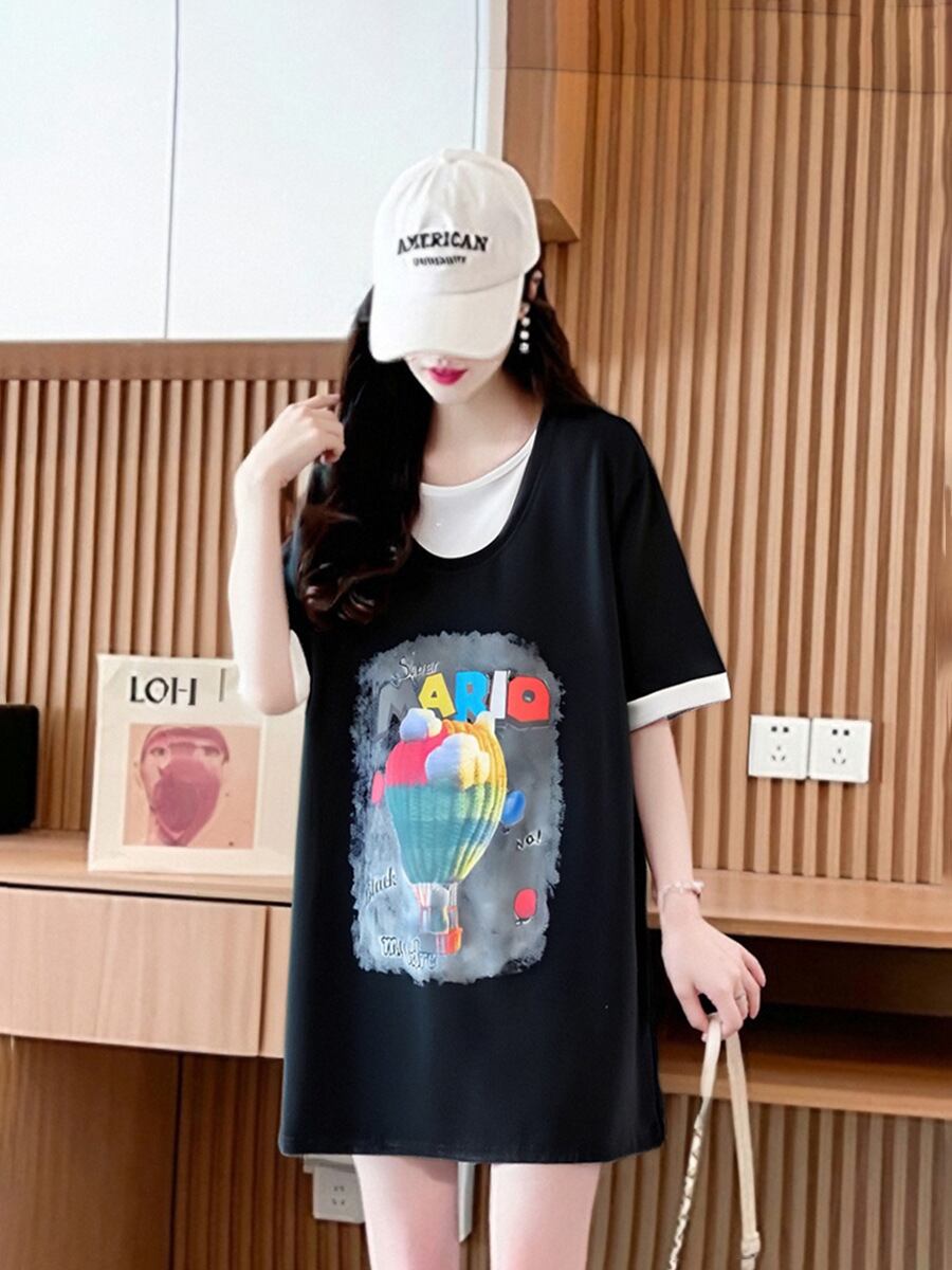 定番シンプル 売り切れ必至 美人度アップ 着回し力抜群 全5色 半袖Tシャツ<S-11376>