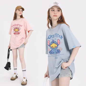 ゆったり 半袖 Tシャツ <S-13141>