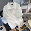 ゆったり感アップ 切り替え 好感度満載 Tシャツ＋ショートパンツ セットアップ＜S-3556＞