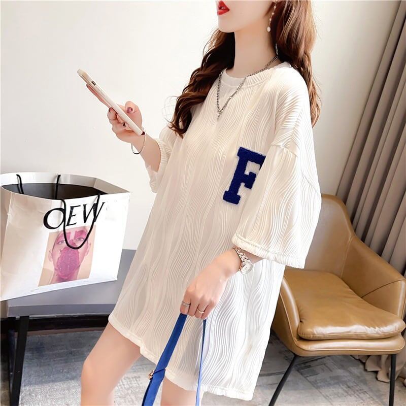 好感度満載 ラウンドネック 美感いっぱい Tシャツ カットソー＜S-3061＞