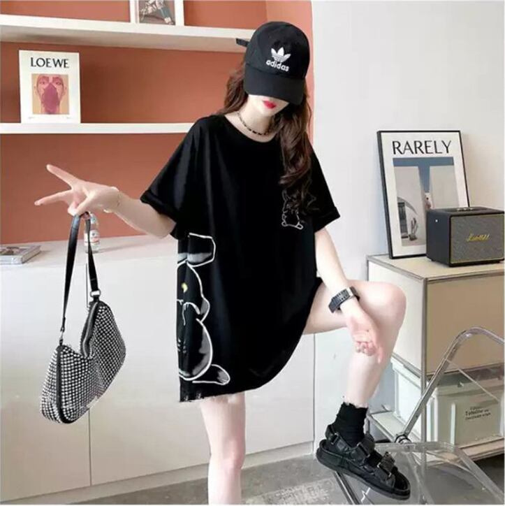 新商品 レース スウィートプリント 全2色 半袖Tシャツ ＜S-8715＞