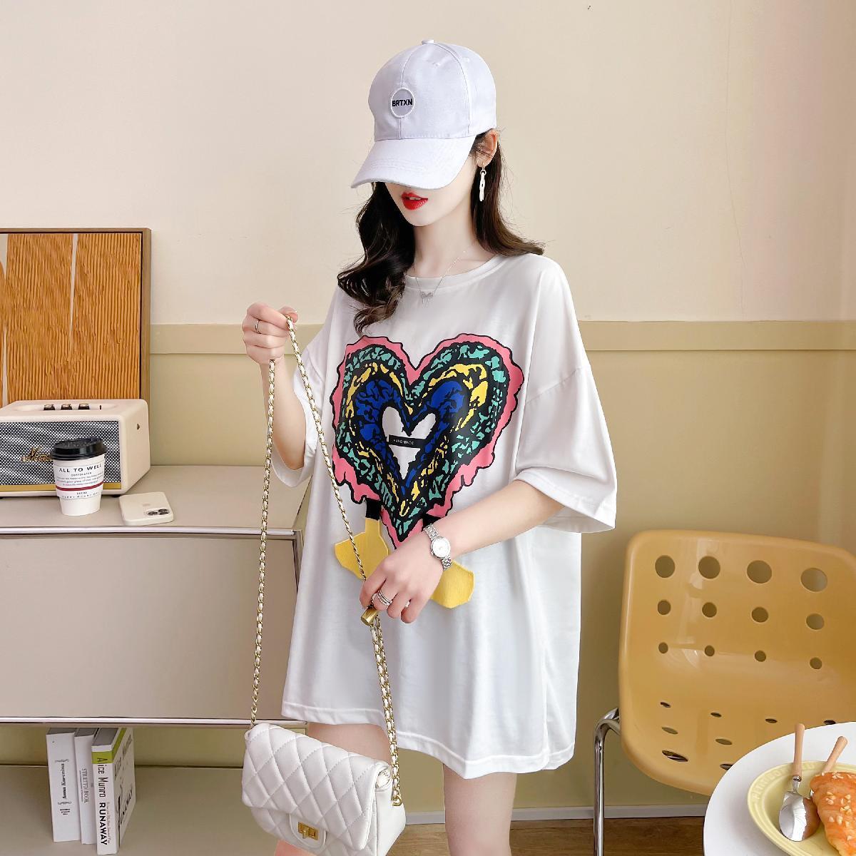 おすすめ シンプル カジュアル ゆったり 半袖Tシャツ＜S-8136＞