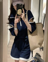 主役級 ファッション 今季マストバイ 個性派 半袖Ｔシャツⅹパンツセット<S-6533>