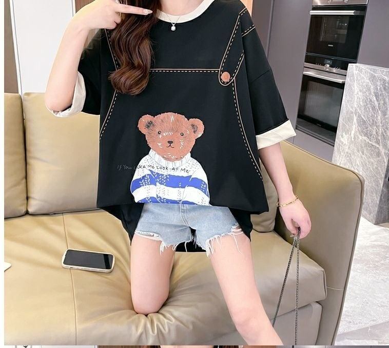 定番シンプル 好感度UP 海外トレンド カジュアル 全3色 半袖 Tシャツ ＜S-11490＞
